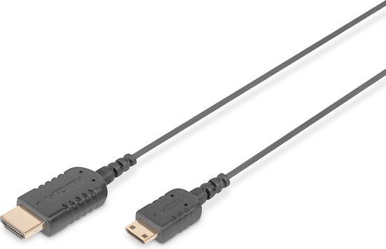 Digitus HDMI kabel 2 meter Mini HDMI (Type-C) Zwart