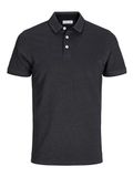 Jack & Jones Jjepaulos SS Noos Polo voor heren, Donkergrijs