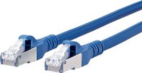 METZ CONNECT 1308451544-E RJ45 Netwerkkabel, patchkabel CAT 6A S/FTP 1.50 m Blauw Snagless 1 stuk(s)