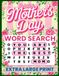 Mother's Day Word Search: Extra Large Print Relaxing Puzzle Book for Moms, Adults, and Seniors