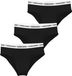 Björn Borg dames Logo Highwaist Briefs (3-pack) - Zwart