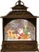Anna's Collection Boule de neige/snowglobe lanterne - 22 x 8 x 29 cm - avec éclairage LED