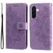 Samsung Étui Portefeuille Galaxy A37 Mandala Série - Violet