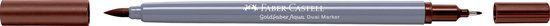 Faber-Castell Goldfaber Aqua Dual Marker, gebrande Siena, enkele marker