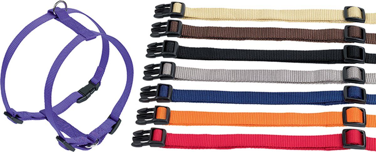 Nobby Classic Hondentuig - Zwart - Buikbank 30 tot 50 cm - 1,5 cm breed