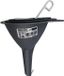 Fackelmann Set van 3 plastic trechters 8, 9 en 11 cm