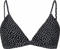 Protest MM Mena Triangel Bikinitop Dames - Gestipt - True Black - Maat XS/34