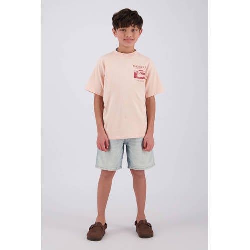 Vingino T-shirt met backprint beige