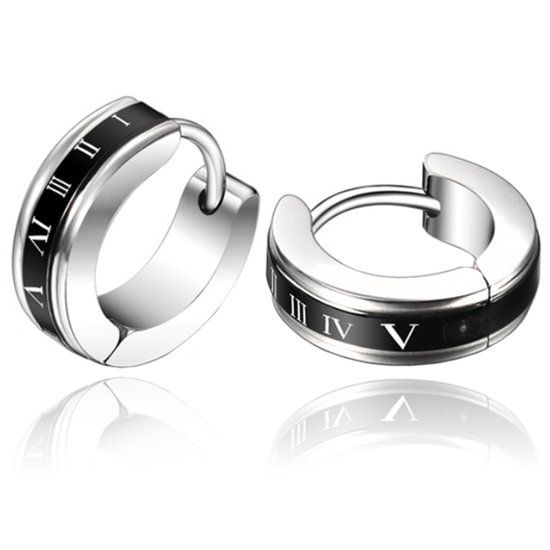Mendes Lookinggoodtoday Heren oorringen edelstaal Roman