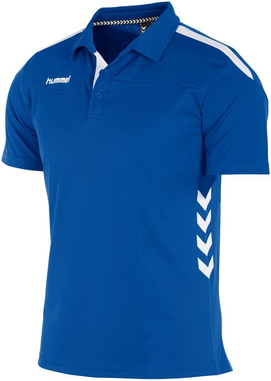 Hummel Valencia Polo Sportpolo Heren - Royal-White