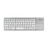 MediaRange MROS133 Bluetooth QWERTZ Zilver Toetsenbord