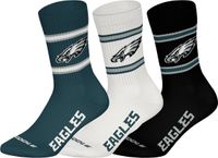 Nfl PHILADELPHIA EAGLES Crew Socks - 3-pack - Groen/Wit/Zwart - Maat 43/46