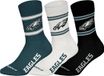 Nfl PHILADELPHIA EAGLES Crew Socks - 3-pack - Groen/Wit/Zwart - Maat 43/46