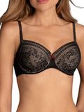 RosaFaia Beautyfull Fleur Beugel Bh 5653 Zwart - maat EU 105E / FR 120E