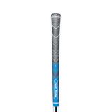 GOLF PRIDE Midsize Grip Multi Compound Cord Plus4 houtskool bovenkant/blauw. 60 volwassenen, uniseks, houtskool/blauw