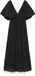 VERO MODA VMVALENTINA SS ANKLE DRESS WVN EXP Maxi jurk Zwart