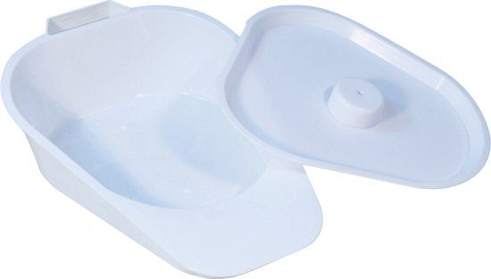 Aidapt bedpan kinderen - afneembaar deksel - wit