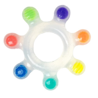 sassy baby Regenboog Ster Silicone Bijtringen