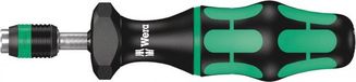 Wera 7431 Kraftform tournevis dynamométrique réglable avec porte-embout à changement rapide Rapidaptor, 1/4 pouce, 0,3-1,0 Nm