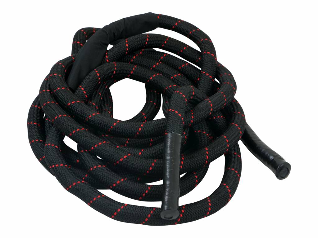 Crossmaxx Crossmaxx Premium Battle rope l 12m l 3.7cm l zwart