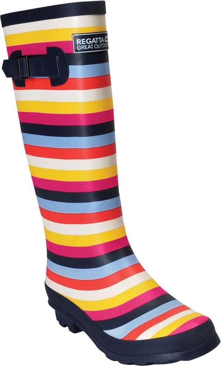 Regatta Outdoors Wellington regenlaarzen dames Ly Fairweather II Multi/Gestreept maat 39EU