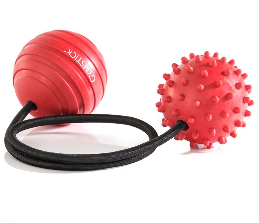 Gymstick Myofascia Massage Bal met Touw - Rood