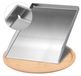 Plancha Plaque de cuisson - 28 x 20 cm - Acier inoxydable massif