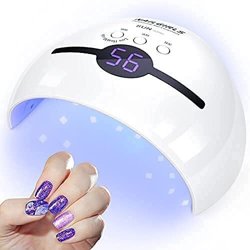 Nailgirls LED Nagel Lamp,48W Professionele Nagellamp 18 Lampparels