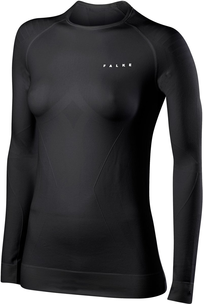 Falke Warm longsleeved shirt dames Sportshirt - Maat XL - Vrouwen - zwart