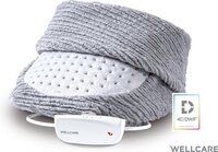 Wellcare Cosy Fleece Elektrische Voetenwarmer - Turbo Warmte - Grijs