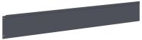 Bordure de pelouse Acier Anthracite 20 pièces 100 x 15 cm