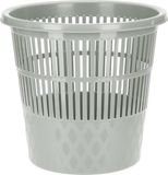 Excellent Houseware Vuilnisbak/prullenbak - 20 liter - grijs - 28 x 27 cm