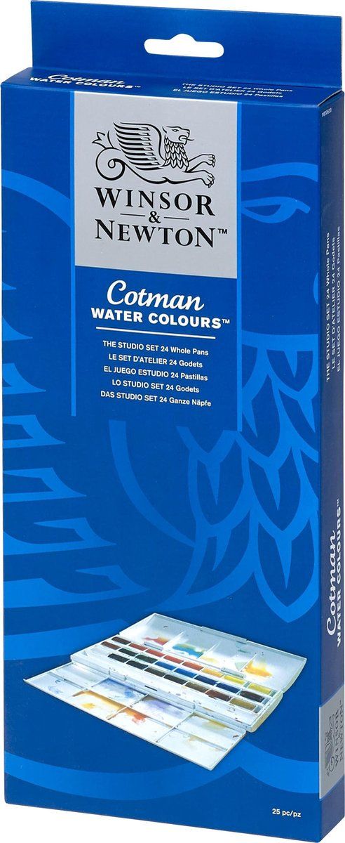 Winsor & Newton Cotman Aquarelverf Studio Set - 24 Napjes