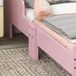 ZONEKIZ Kinderbed - MDF - 143x74x55cm - Roze