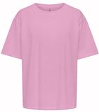 Only T-shirt Onlbira S/s Loose Tee Jrs 15393599 Begonia Pink/capri Dames Maat - L