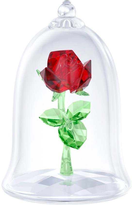 Swarovski ENCHANTED ROSE 5230478 - Rood/Groen Kristal - 223 Facetten - Disney