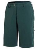 VAUDE Loamer Base Corduroy Shorts, Fietsshorts zonder gevoerde inzet, Dames Fiets-Sportbroek, regular pasvorm, deep pond, Polyester, Kledingmaat 36
