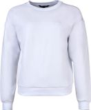 Armani Exchange Sweater Dames Ronde Hals Effen Viscose Blend Loose Fit Wit S