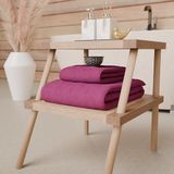 PETTI Artigiani Italiani - Badhanddoeken van 100% katoenen badstof, handdoekenset 1 + 1, 2 stuks, 1 gezichtshanddoek en 1 handdoek, handdoeken fuchsia