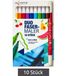 Sellner Home Office Lot de 10 feutres Duo (10 couleurs) - B-Ware