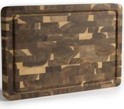 Namture - Snijplank Hout - Premium Olie - 45x30x4 cm - Anti-slip - Hakblok Kopshout - Luxe Giftbox