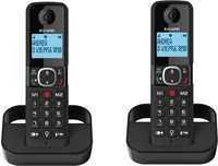 Alcatel F860 DUO - Draadloze telefoon - Nummerherkenning - Zwart