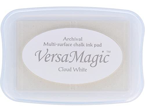 Tsukineko Versamagic Krijt-Finish Inktpad - Wolk Wit