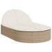 VidaXL 368649 Lounge Tuinstoel Gecapitonneerde Zitting Polyrattan Staal Grijs