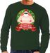 Bellatio Decorations Shoppartners Bv Foute kersttrui / sweater - groen - blote Kerstman Im Too Sexy For This Shirt heren XXL