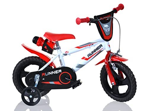 SCH Bike Runner 12 inch rood 3-5 jaar, kinderfiets, rood, 12