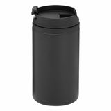Merkloos / Sans marque Inspirion Gmbh Thermosbeker Koffie To Go - metallic zwart - 290 ml