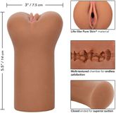 CalExotics Boundless Vulva Masturbator Vagina Caramel Beige