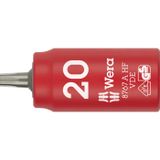 Wera 8767 A VDE HF TORX® Zyklop geïsoleerde dopsleutels 1/4" aandrijving met terugslagfunctie TX 20 x 36 mm