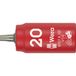 Wera 8767 A VDE HF TORX® Zyklop geïsoleerde dopsleutels 1/4" aandrijving met terugslagfunctie TX 20 x 36 mm